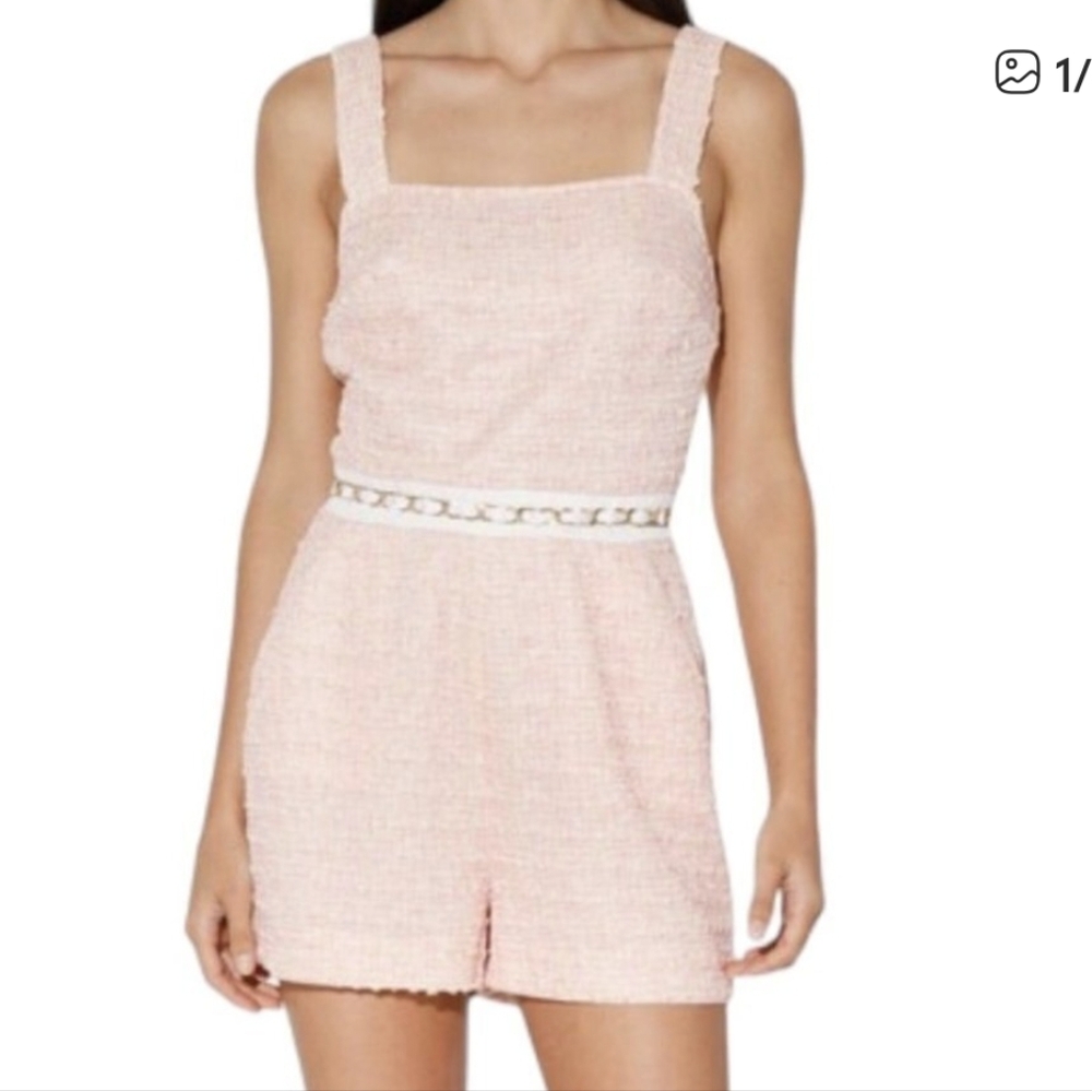 Walter Baker Paloma Cataline Tweed Romper 6